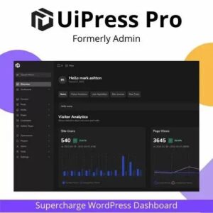 最新UiPress Pro下载, v3.4.02, GPL, 自定义WordPress后台布局、样式