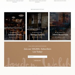 Food & Drinks Blogger