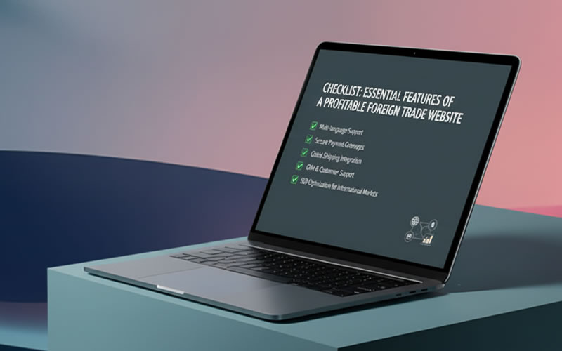 checklist essential features profitable foreign trade website