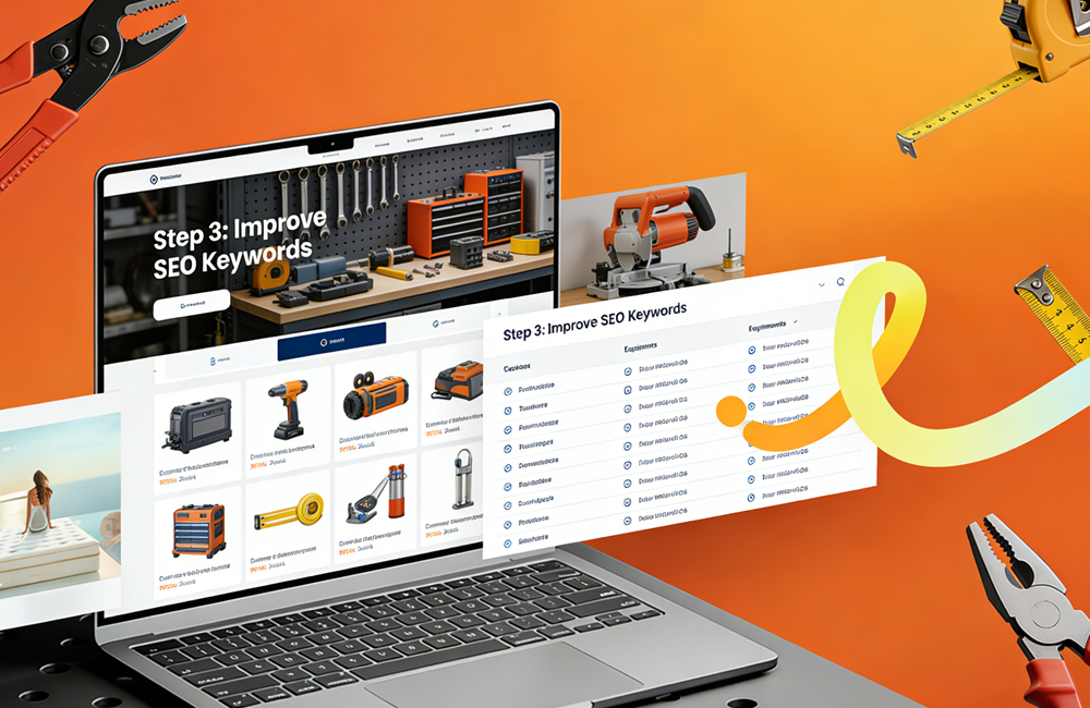 五金外贸网站SEO指南:3步优化产品页面,提升30%专业询盘